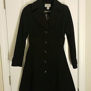 H&M Black pea coat